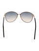 Tom Ford Oversize Gradient Sunglasses
