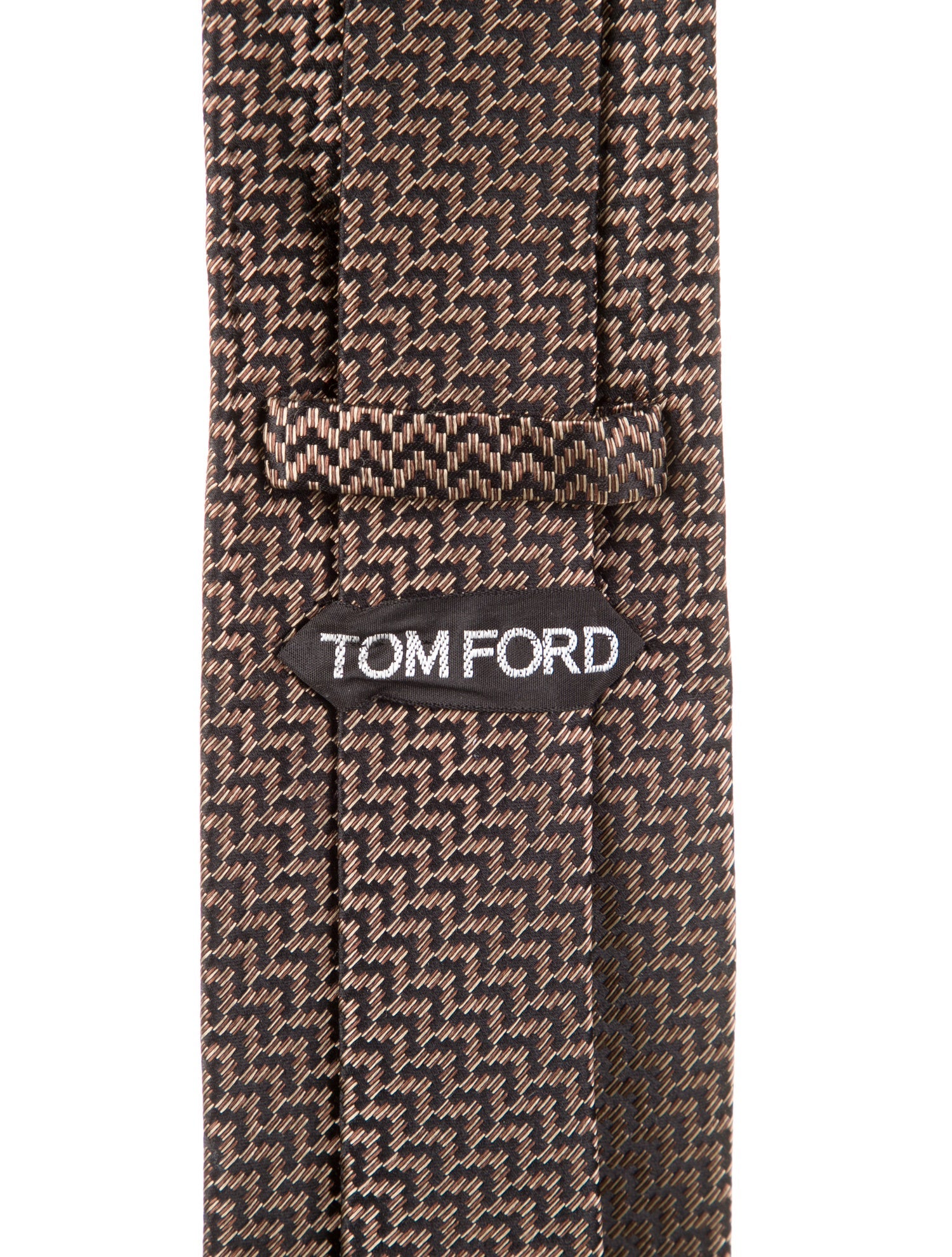 Tom Ford pattern silk tie