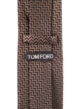 Tom Ford pattern silk tie