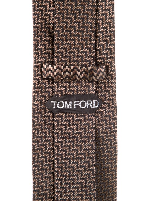 Tom Ford pattern silk tie