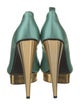 Tom Ford Satin Leather Trim Embellishment Pumps