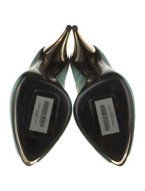 Tom Ford Satin Leather Trim Embellishment Pumps