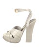 Tom Ford Patent Leather Leather Trim Embellishment Sandals
