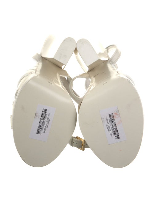 Tom Ford Patent Leather Leather Trim Embellishment Sandals