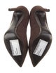 Tom Ford Suede Leather Trim Embellishment Pumps