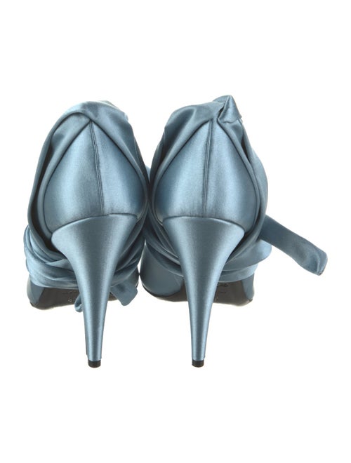 Tom Ford Satin Leather Trim Embellishment Pumps