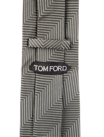 Tom Ford pattern silk tie