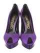 Tom Ford Satin Leather Trim Embellishment Pumps