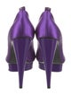 Tom Ford Satin Leather Trim Embellishment Pumps