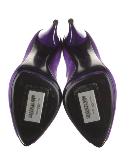 Tom Ford Satin Leather Trim Embellishment Pumps