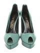 Tom Ford Embossed Leather Leather Trim Embellishment Pumps