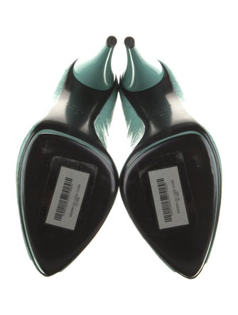 Tom Ford Embossed Leather Leather Trim Embellishment Pumps