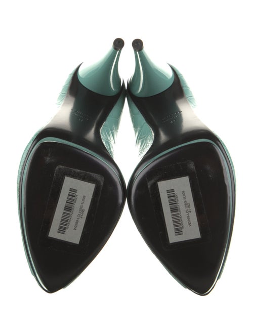 Tom Ford Embossed Leather Leather Trim Embellishment Pumps