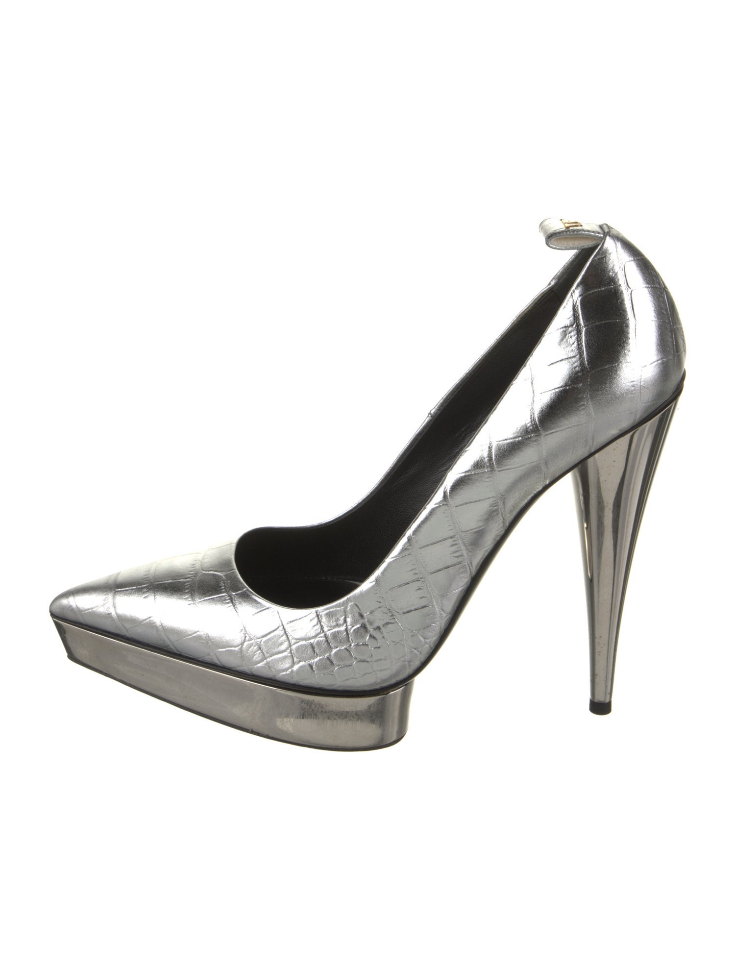 Tom Ford Embossed Leather Leather Trim Embellishment Pumps