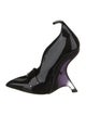 Tom Ford Patent Leather Leather Trim Embellishment D'Orsay Pumps
