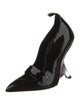Tom Ford Patent Leather Leather Trim Embellishment D'Orsay Pumps