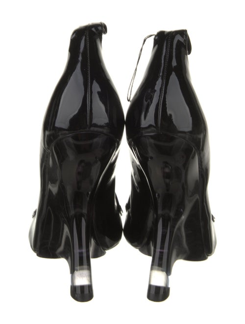 Tom Ford Patent Leather Leather Trim Embellishment D'Orsay Pumps