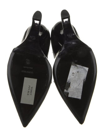 Tom Ford Patent Leather Leather Trim Embellishment D'Orsay Pumps