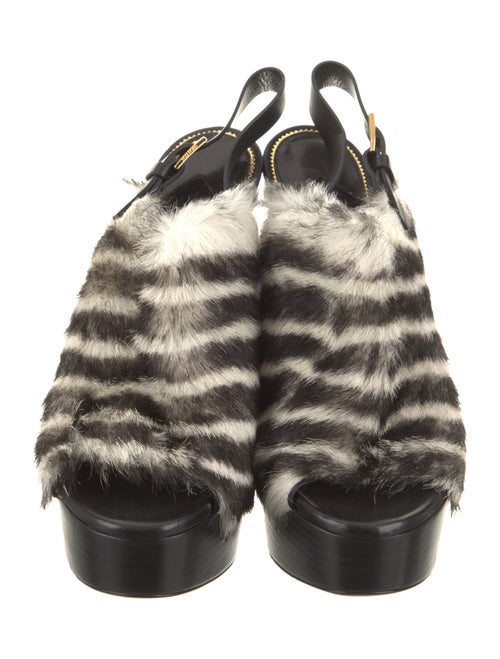 Tom Ford Ponyhair Printed Slingback Sandals