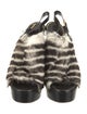 Tom Ford Ponyhair Printed Slingback Sandals