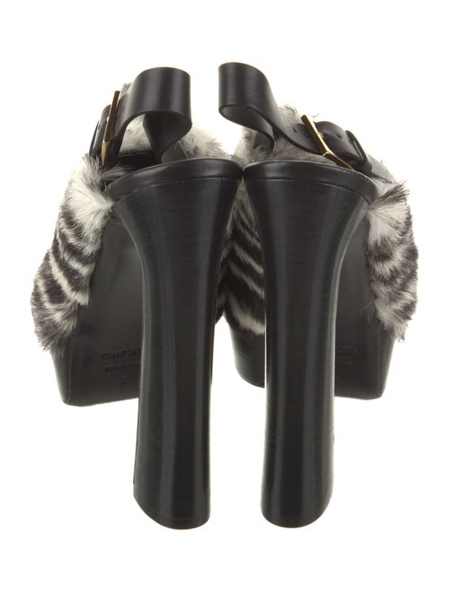 Tom Ford Ponyhair Printed Slingback Sandals