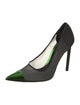Tom Ford Mesh Leather Trim Embellishment Pumps