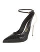 Tom Ford Embossed Leather Leather Trim Embellishment Pumps