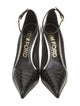 Tom Ford Embossed Leather Leather Trim Embellishment Pumps
