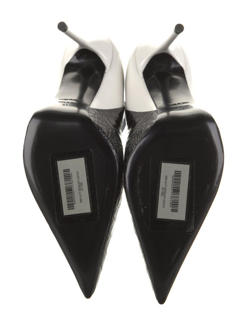 Tom Ford Embossed Leather Leather Trim Embellishment Pumps