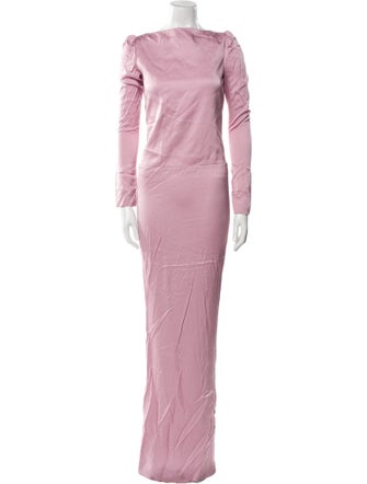Tom Ford Bateau Neckline Long Dress