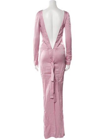 Tom Ford Bateau Neckline Long Dress