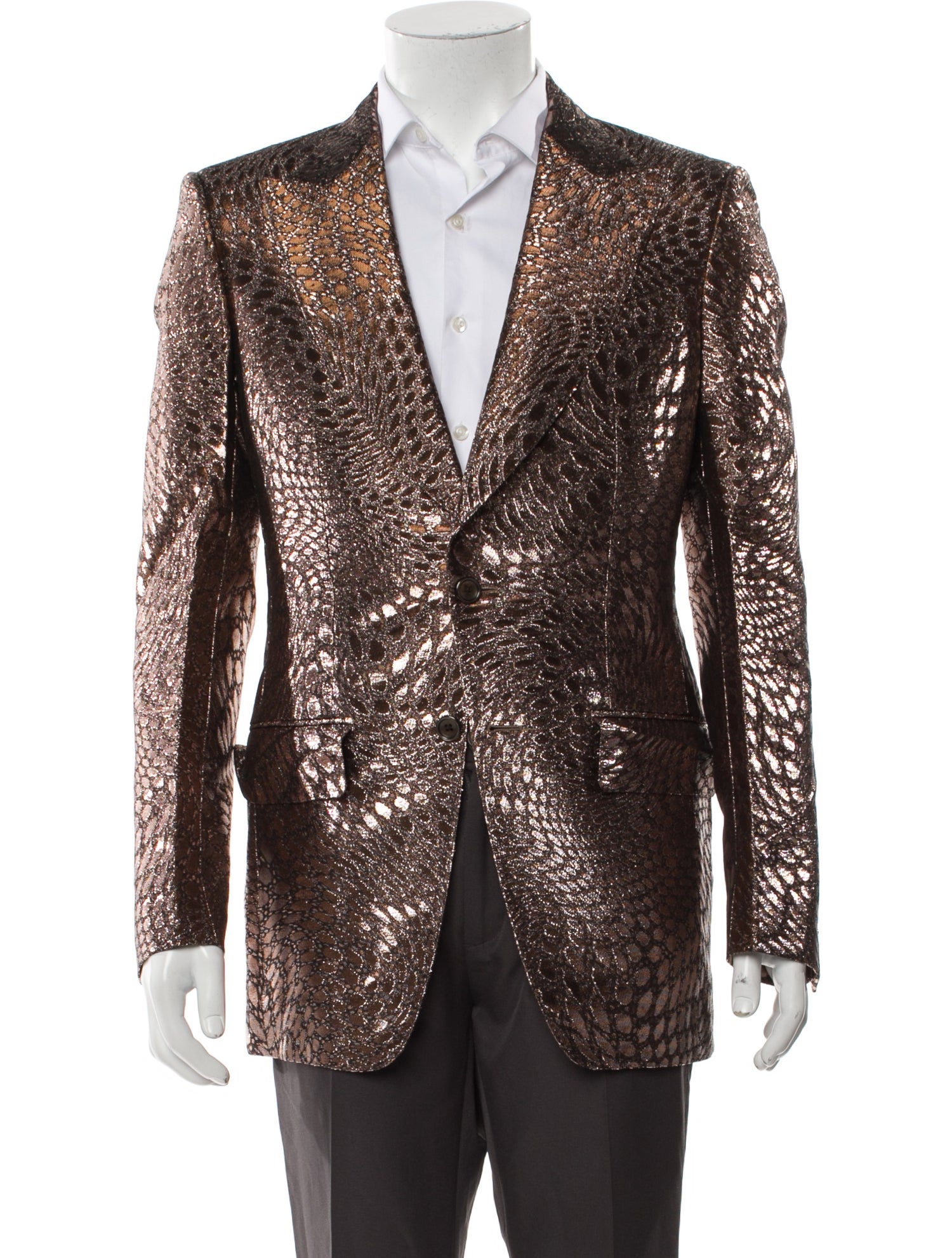 Tom Ford Glitter Accents Blazer