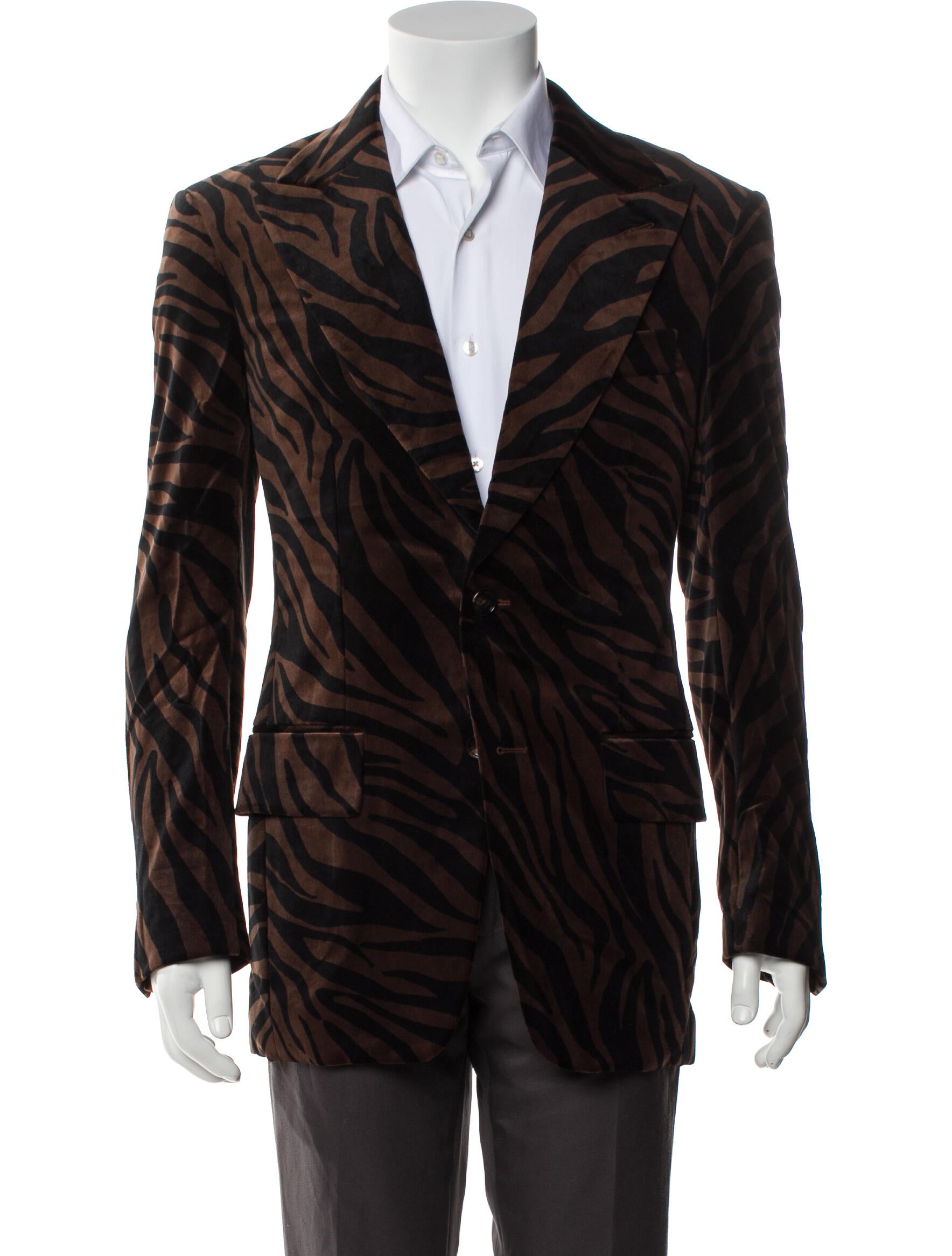 Tom Ford Animal Print Sport Coat