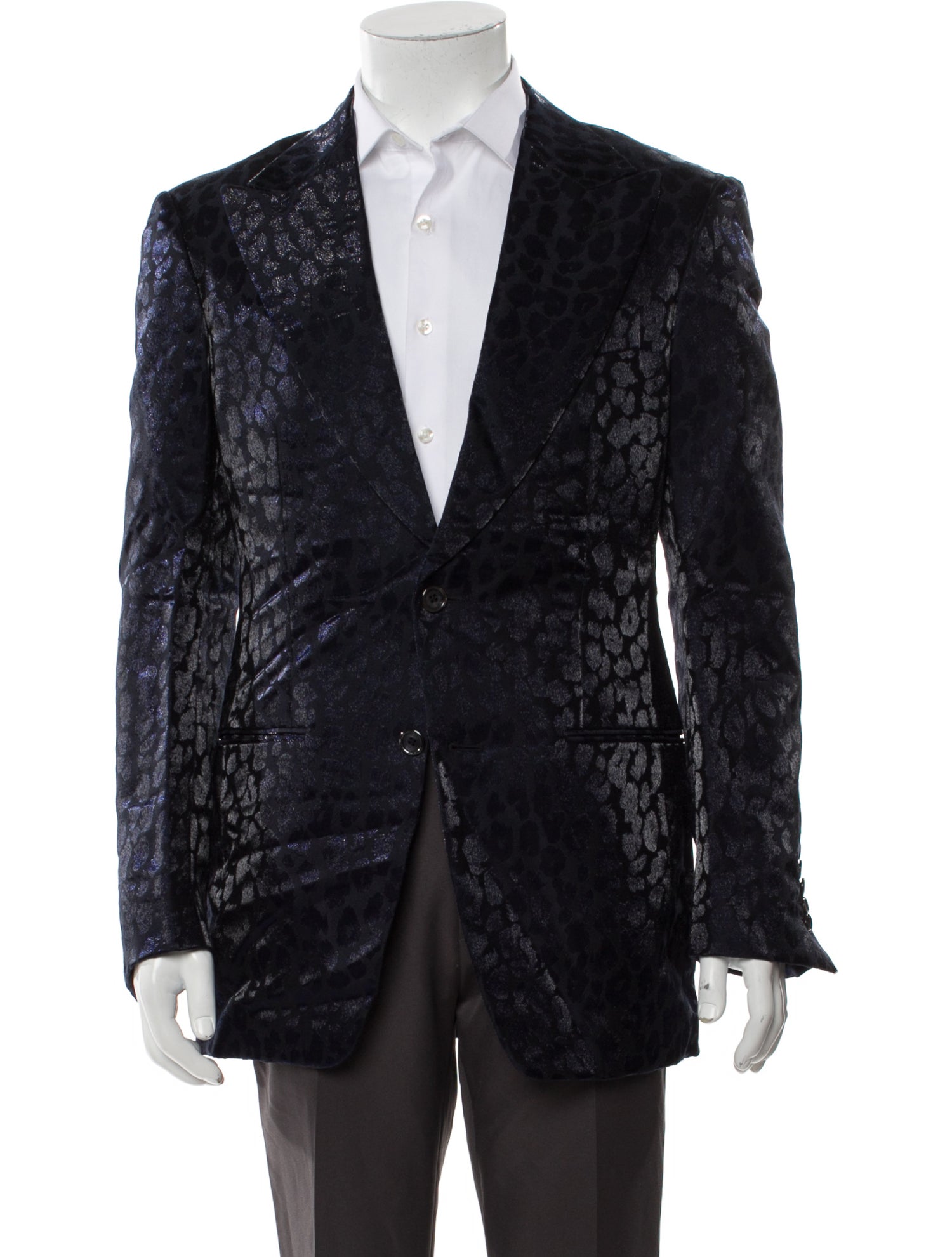 Tom Ford Virgin Wool Printed Blazer
