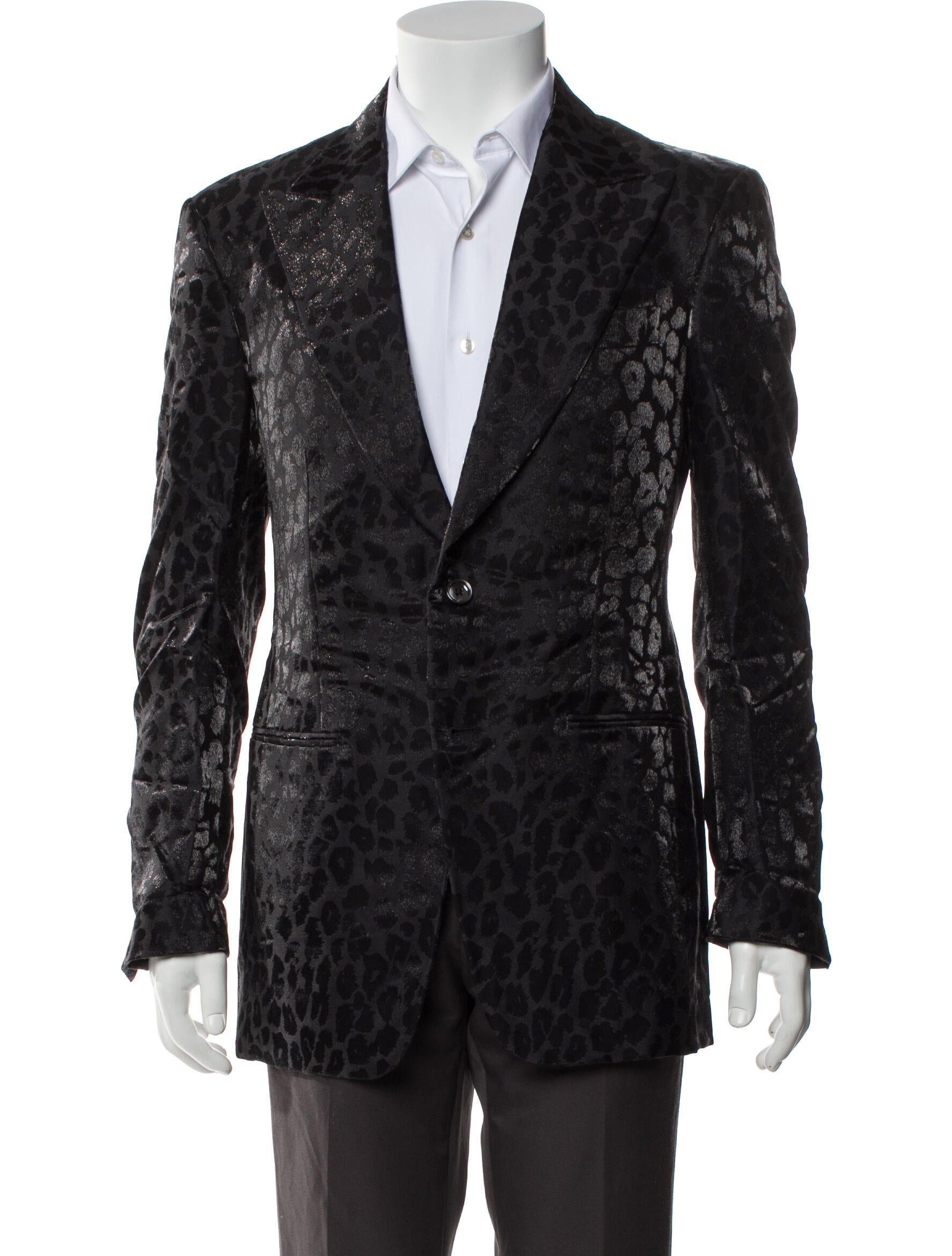 Tom Ford Wool Printed Sport Coat