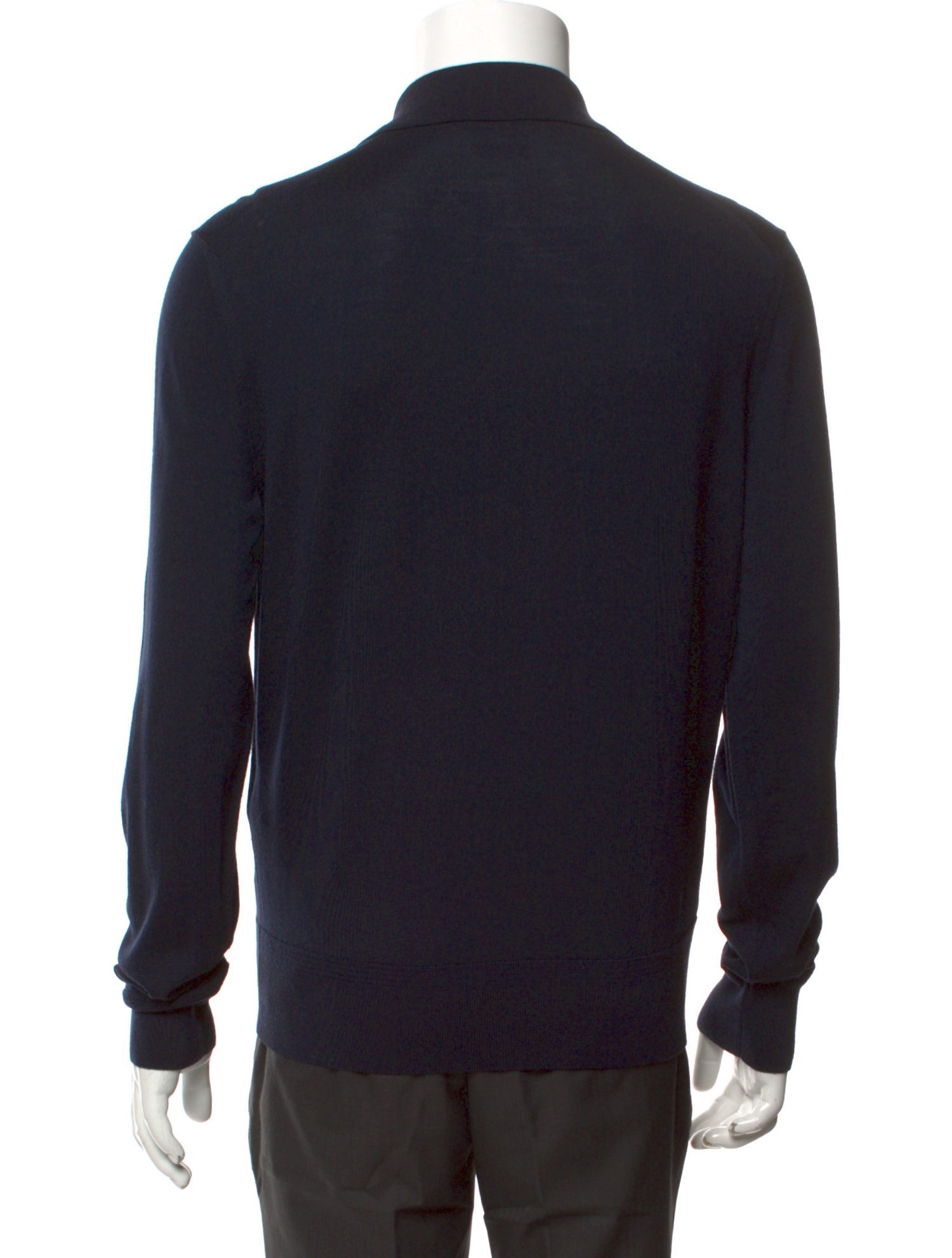 Tom Ford Wool Collar Polo Sweater