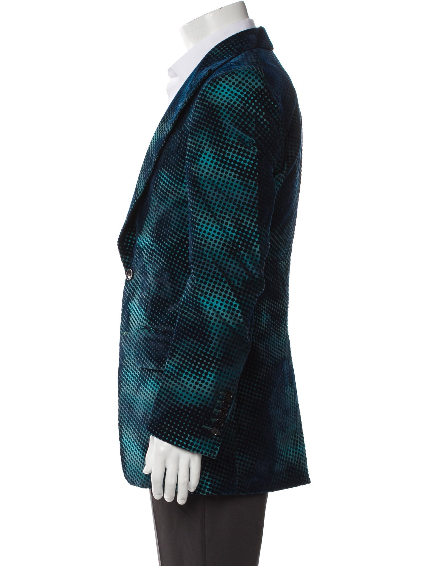 Tom Ford Polka Dot Print Sport Coat