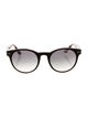 Tom Ford Round Gradient Sunglasses