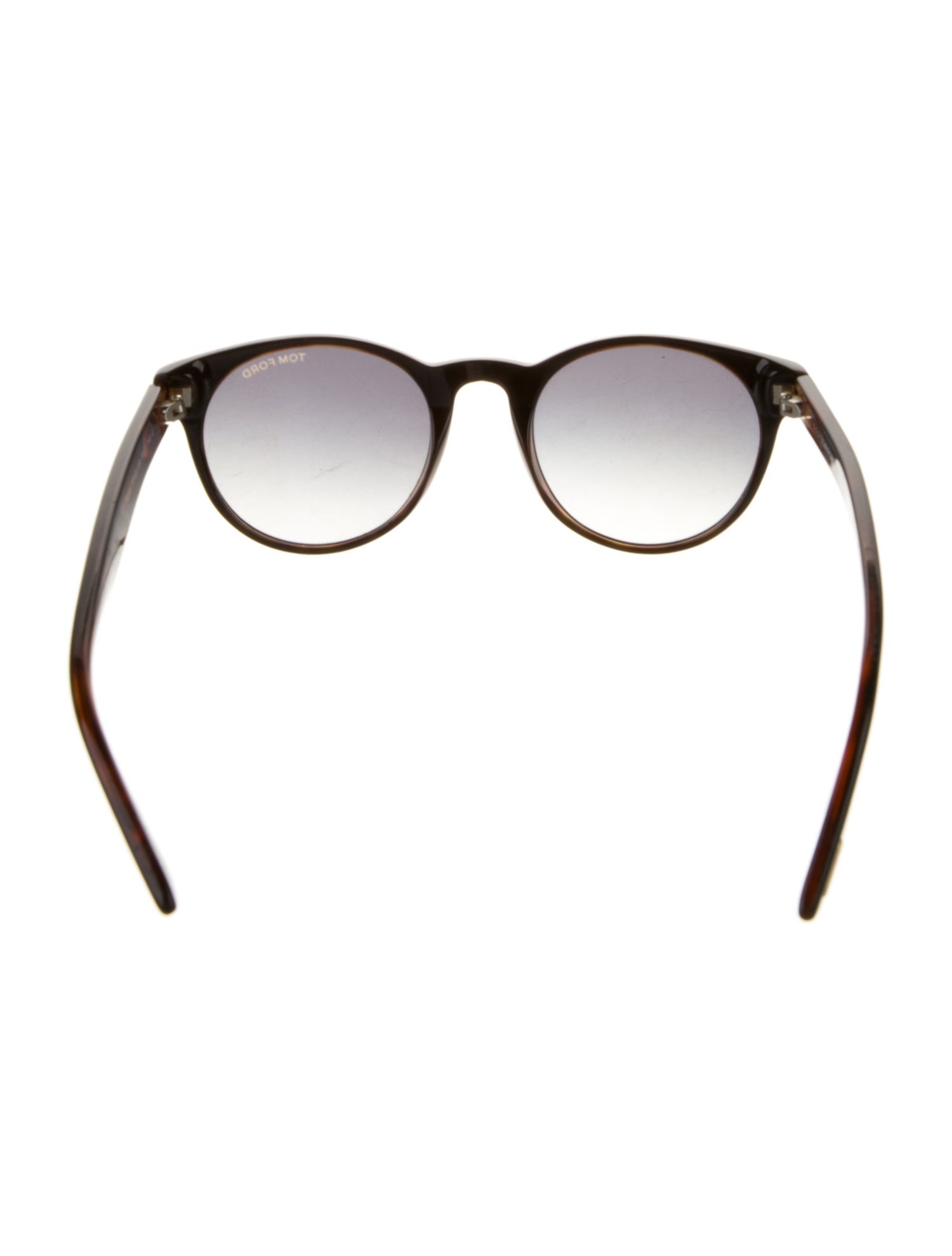 Tom Ford Round Gradient Sunglasses
