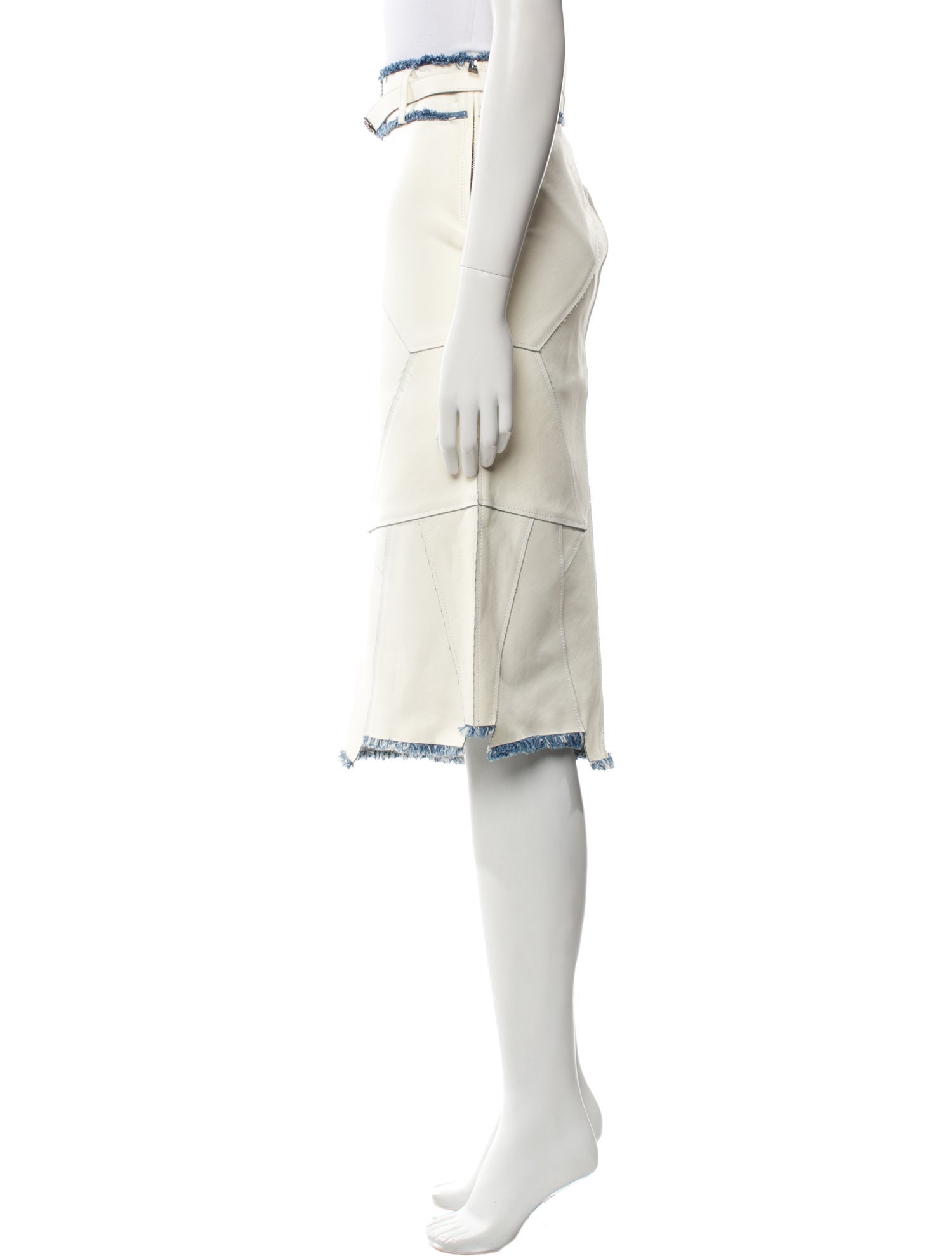 Tom Ford Leather Knee-Length Skirt