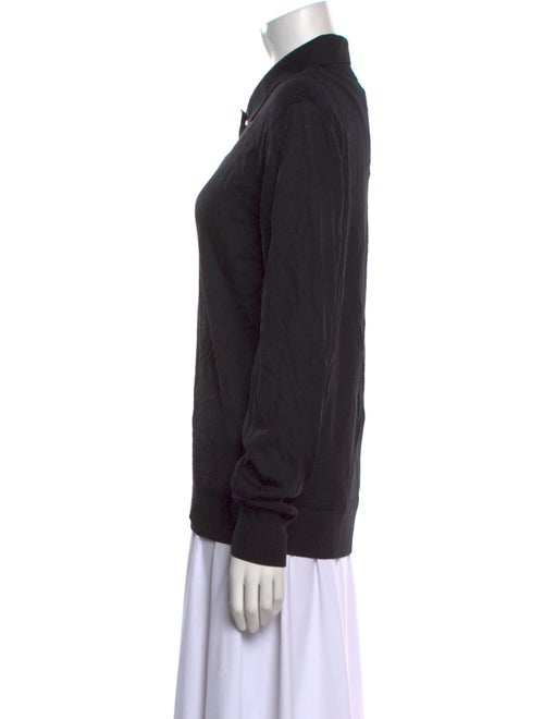 Tom Ford Wool Mock Neck Polo Sweater