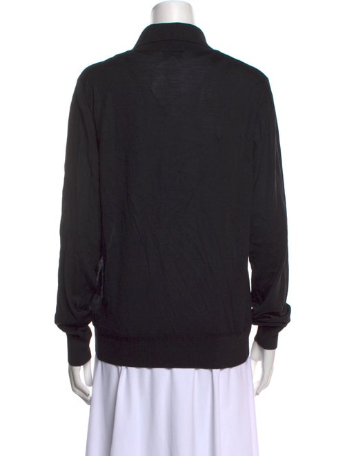 Tom Ford Wool Mock Neck Polo Sweater