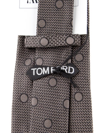 Tom Ford pattern silk tie
