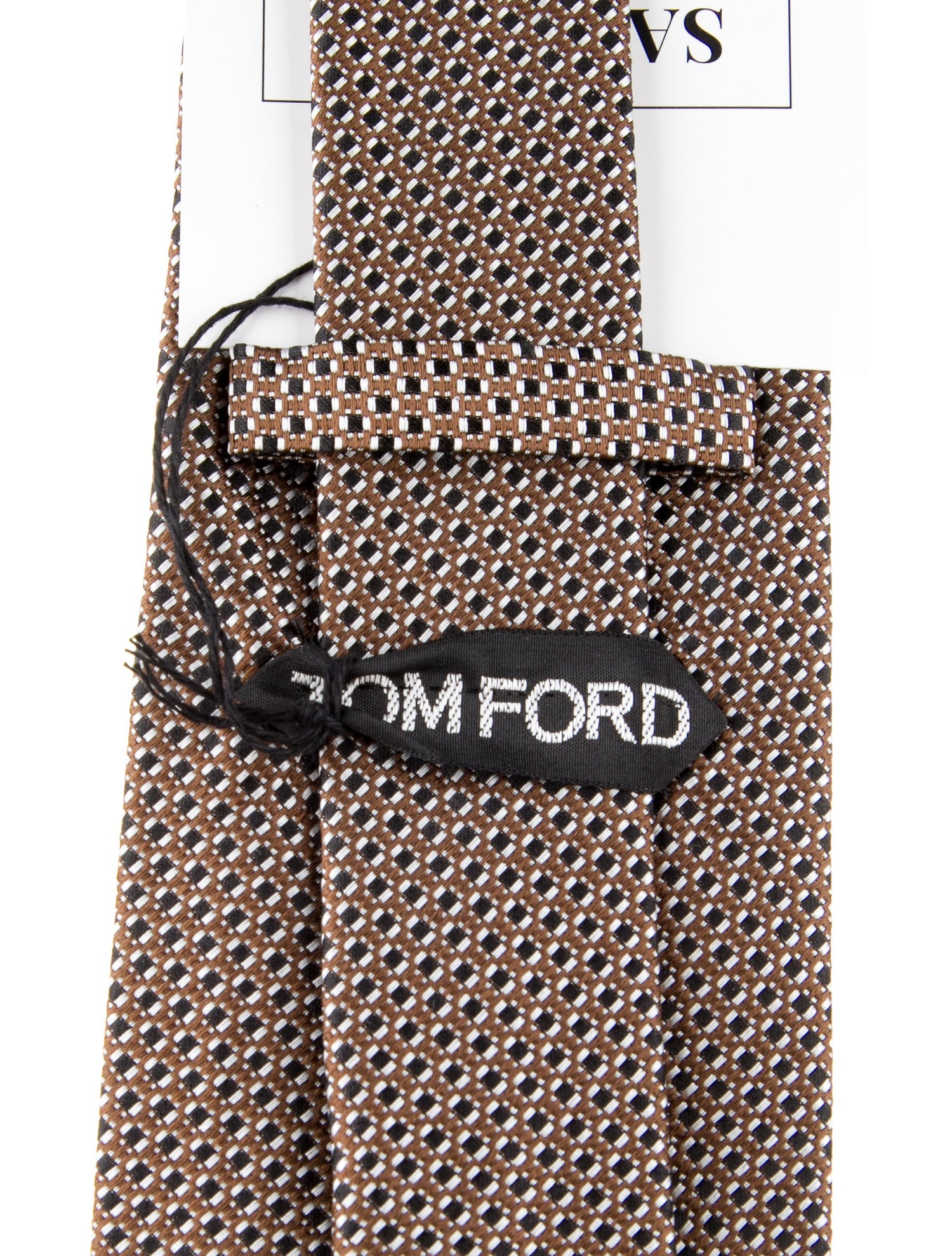 Tom Ford pattern silk tie