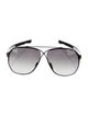 Tom Ford Oversize Gradient Sunglasses