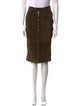 Tom Ford Suede Knee-Length Skirt