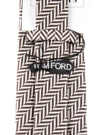 Tom Ford pattern silk tie