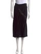 Tom Ford Grosgrain Trim Knee-Length Skirt