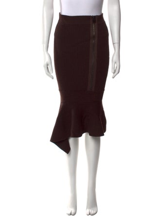 Tom Ford Wool Midi Length Skirt