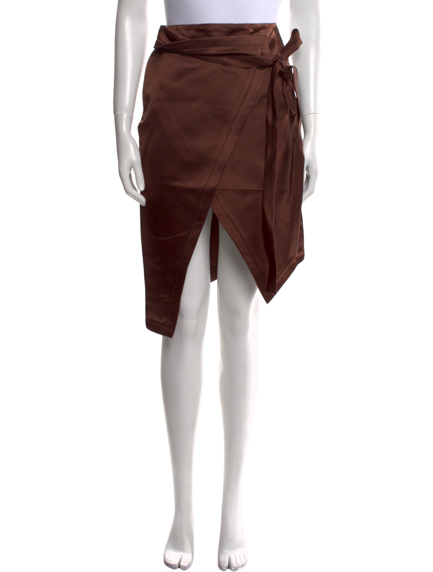 Tom Ford Satin Knee-Length Skirt